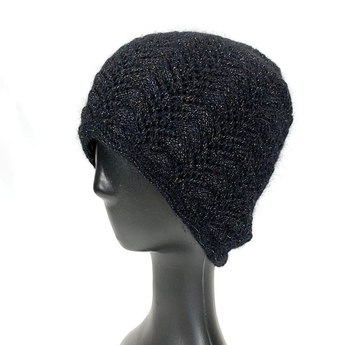 Stylish Color Thread Faux Rabbit Fur Beanie