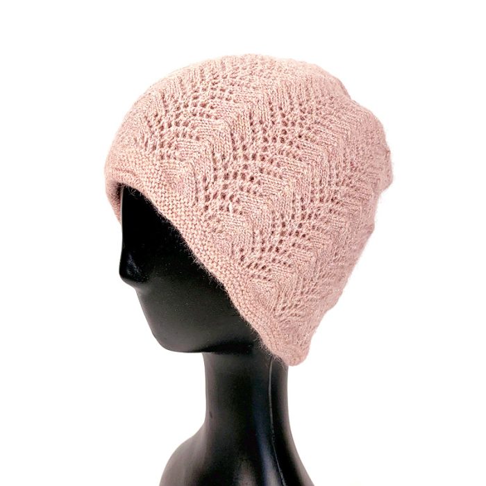 Stylish Color Thread Faux Rabbit Fur Beanie