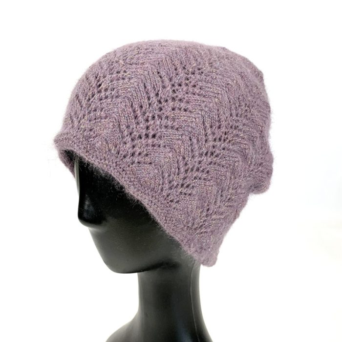 Stylish Color Thread Faux Rabbit Fur Beanie