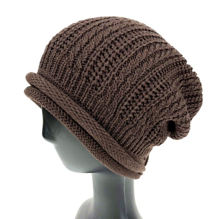 Lux Rolled Brim Slouchy Beanie