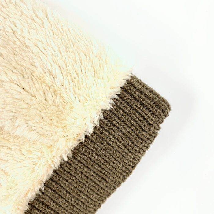 2 Pompom Beanie with Lining - Image 2