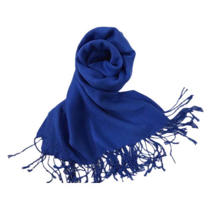 Plain pashmina-RBlue