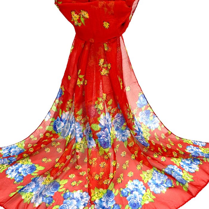 Chiffon Printed scarf 50*155(160)cm