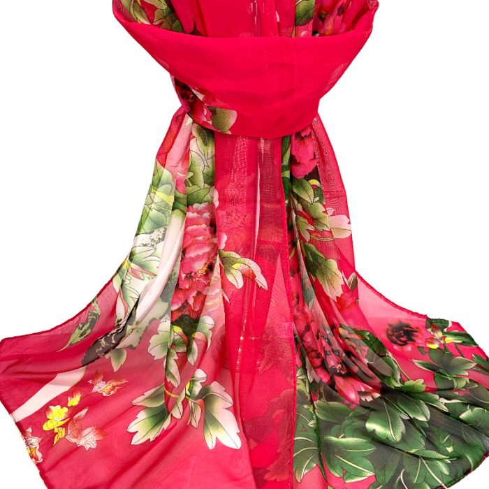 Chiffon Printed scarf 50*155(160)cm
