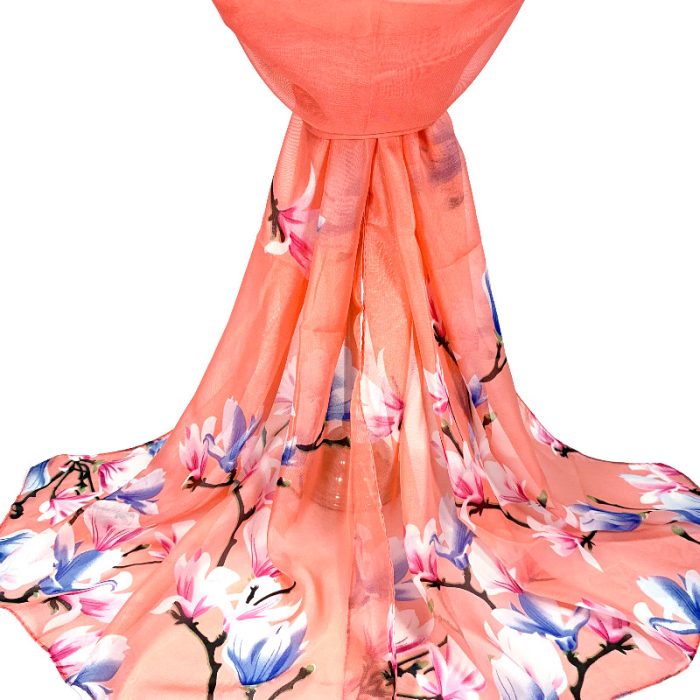 Chiffon Printed scarf 50*155(160)cm