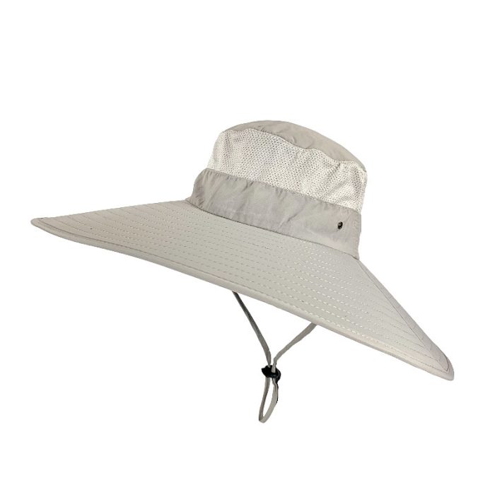Wide Brim UV Protection Hat with Cord