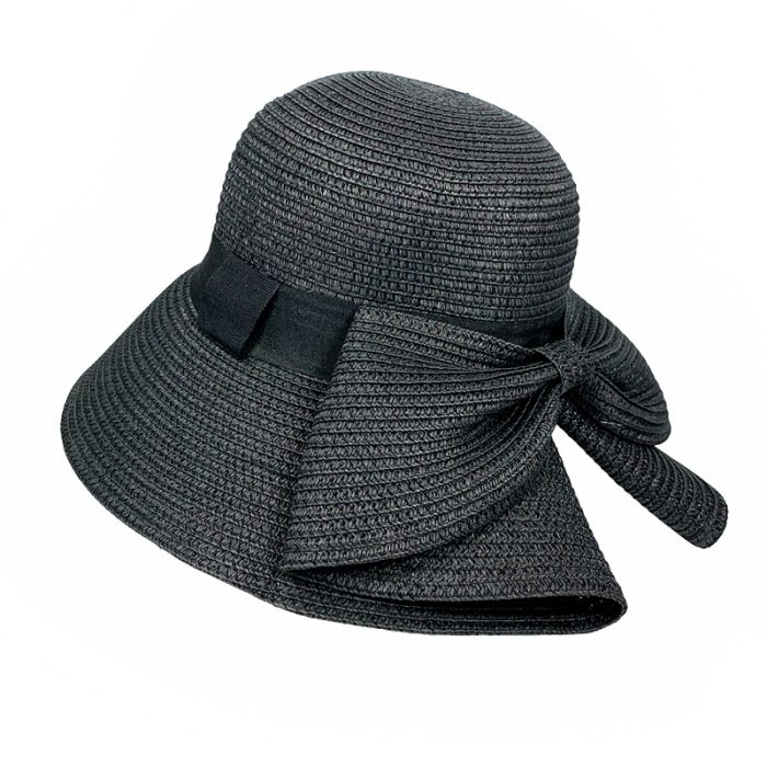 Fold Bow Floppy Hat