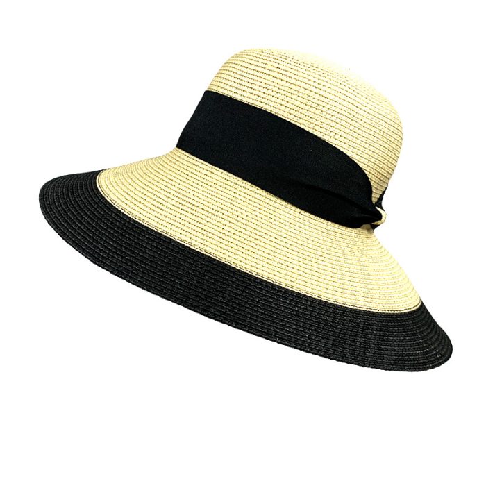 Lux Wide Brim Two Tone Hat
