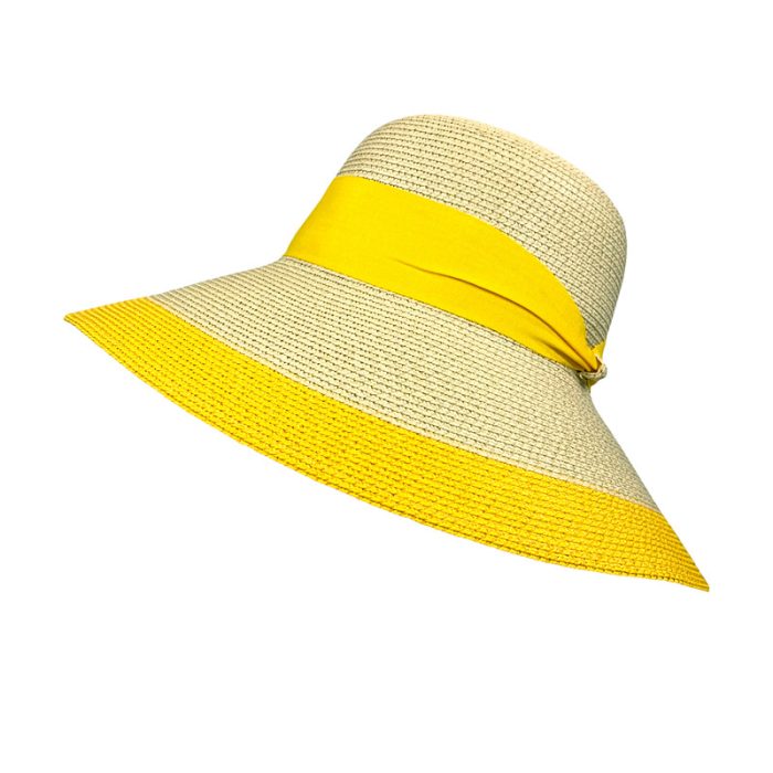 Lux Wide Brim Two Tone Hat