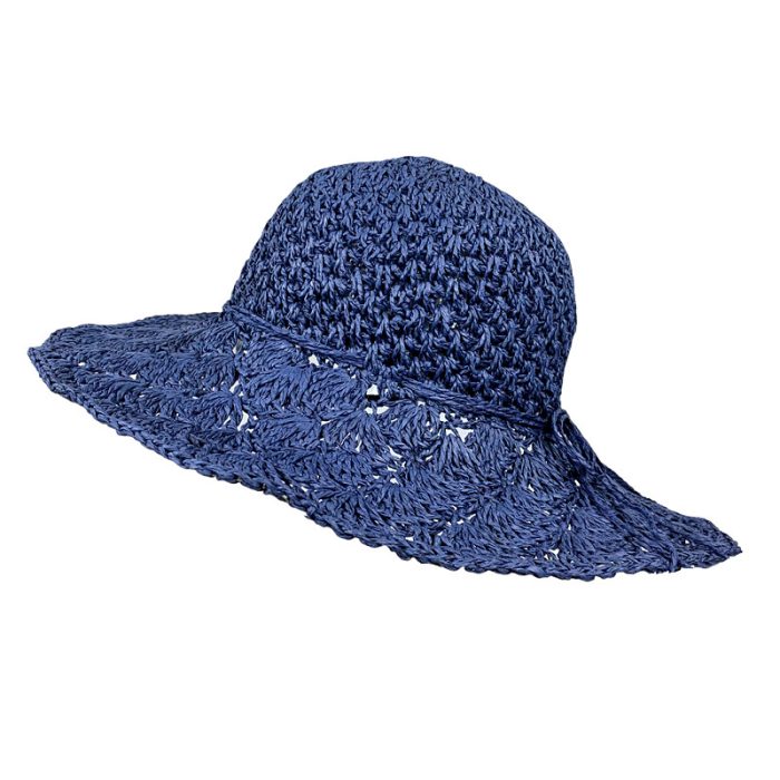 Wide Brim Hand Crochet Hat