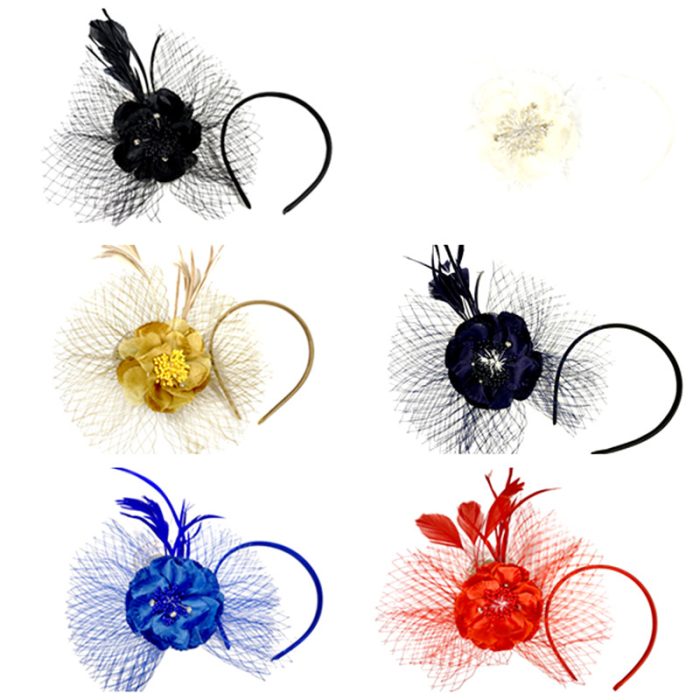 FASCINATOR. ASSORTED 6PCS/PACK