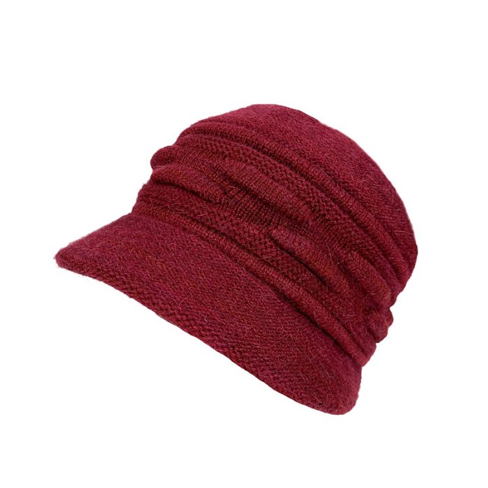 Val Peaked Knit Hat