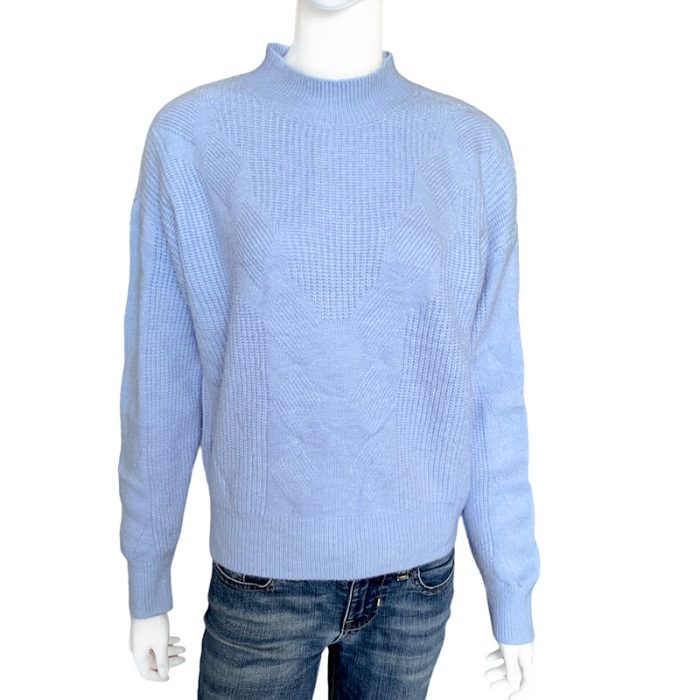 High Neck Cropped Sweater