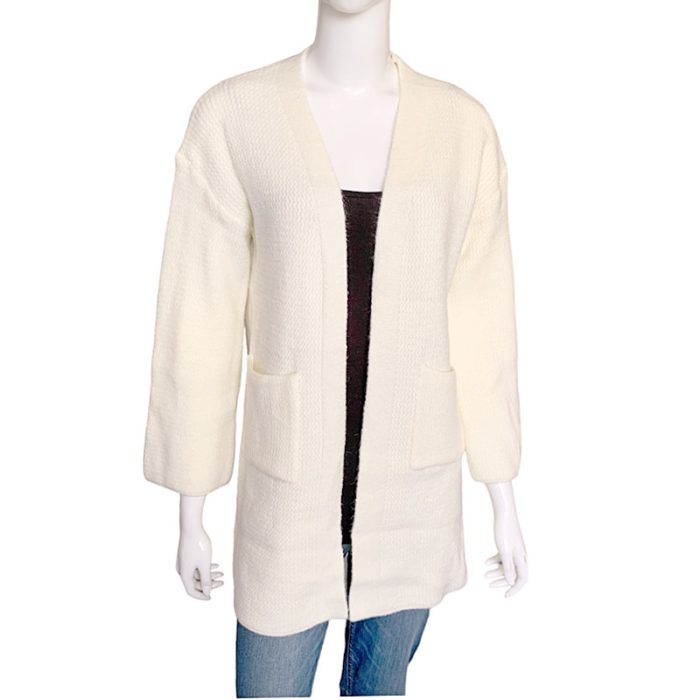 Slim Knit Cardigan with Pockets