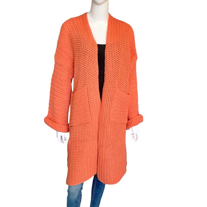 Chunky Knit Cardigan with Pockets