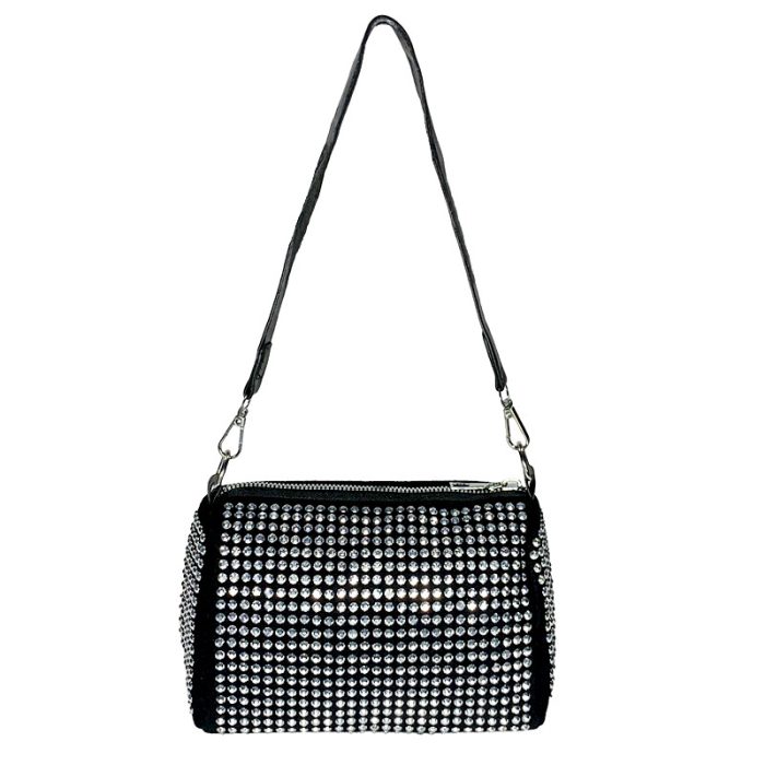 Bling Embellished Shoulder Bag