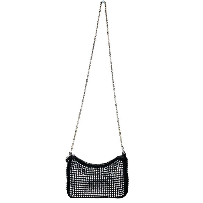 Bling Embellished Shoulder Bag - Image 2