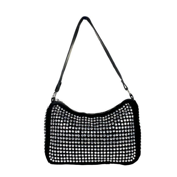 Bling Embellished Shoulder Bag