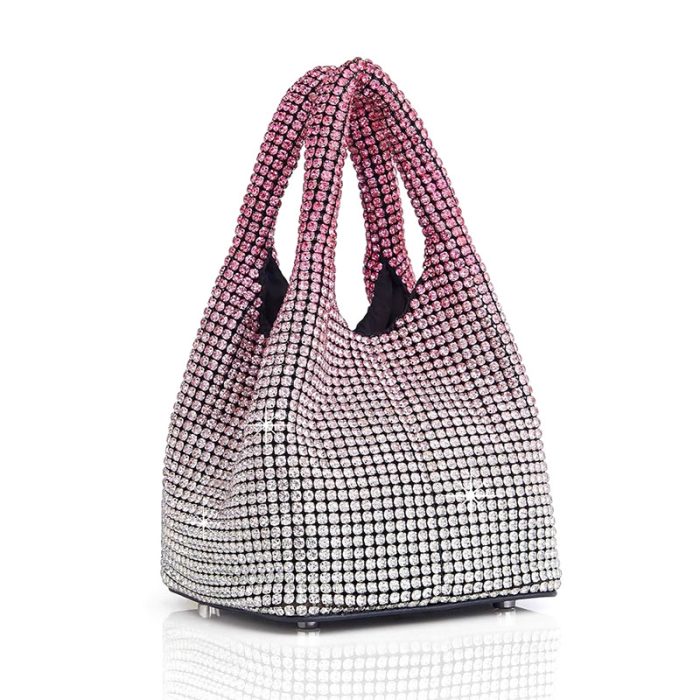 Gradient Sparkly Rhinestone Party Bag