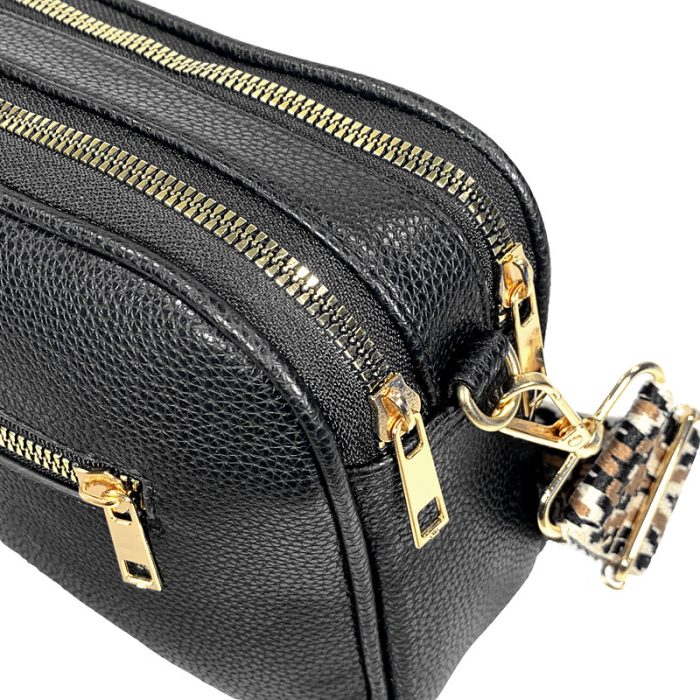 Double Zip Crossbody Bag - Image 2