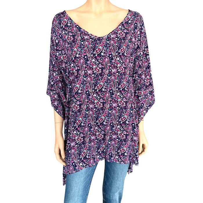 Patterned Short Kaftan. Free Size.