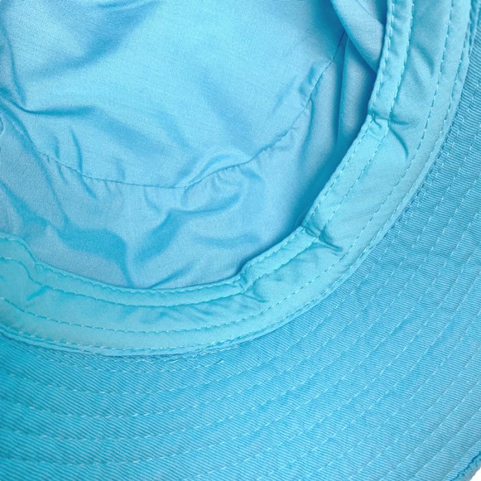 UPF50+ Wide Brim Cotton Bucket Hat with Chin Cord - Image 3
