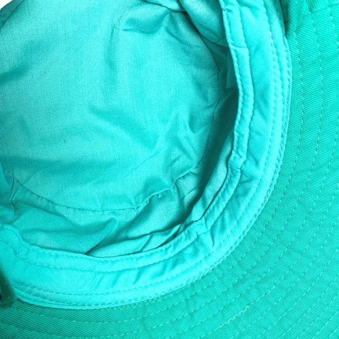 UPF50+ Wide Brim Cotton Bucket Hat with Chin Cord - Image 3