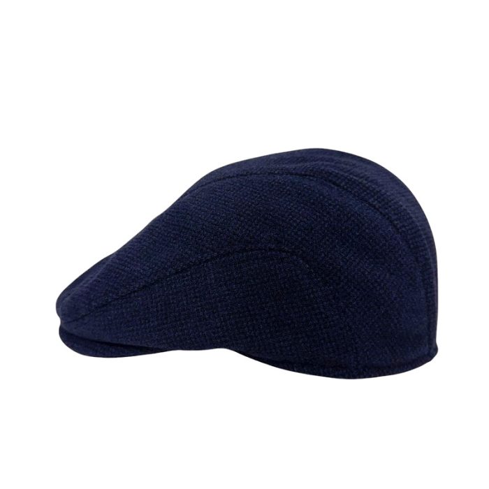 Wool Blend Solid Flat Cap - L - Image 2