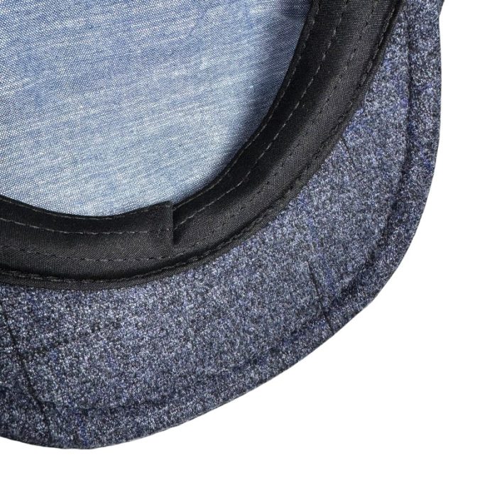 Wool Blend Solid Newsboy Cap - S - Image 3
