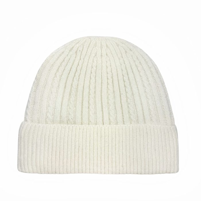 Classic Solid Color Beanie with Fleece Lining