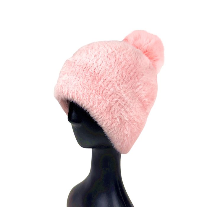 Fluffy Beanie with Pom