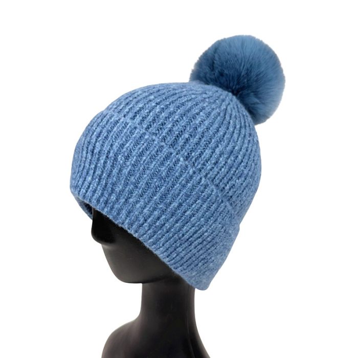 Melange Beanie with Fleece Lining