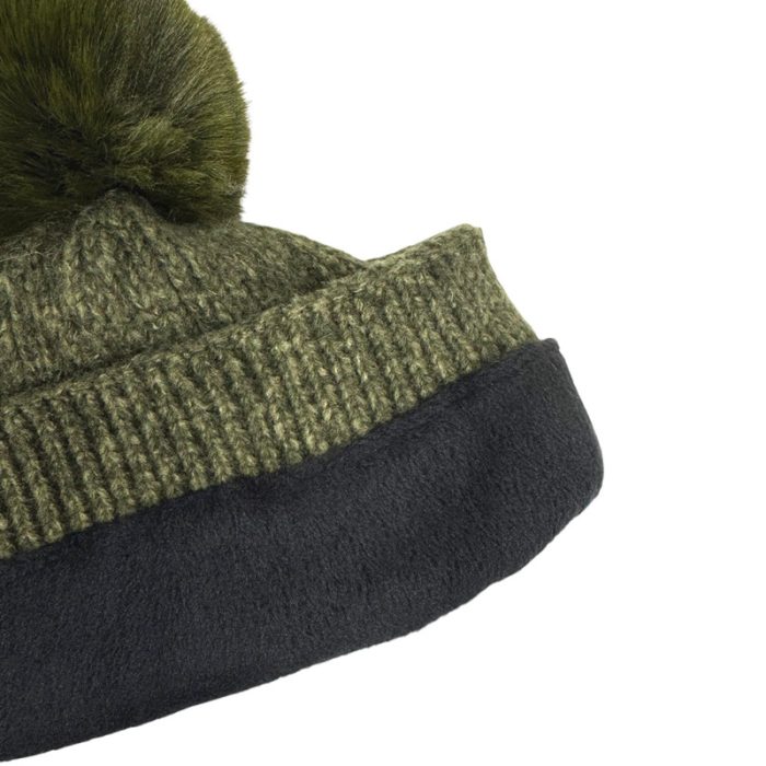Melange Beanie with Fleece Lining - Image 2