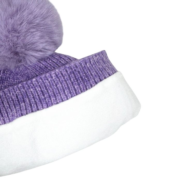 Melange Beanie with Fleece Lining - Image 2