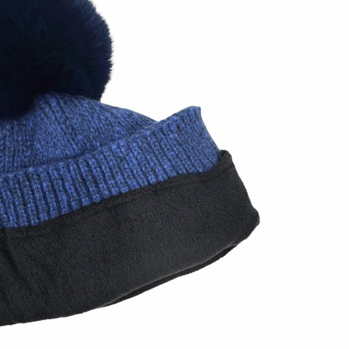 Melange Beanie with Fleece Lining - Image 2