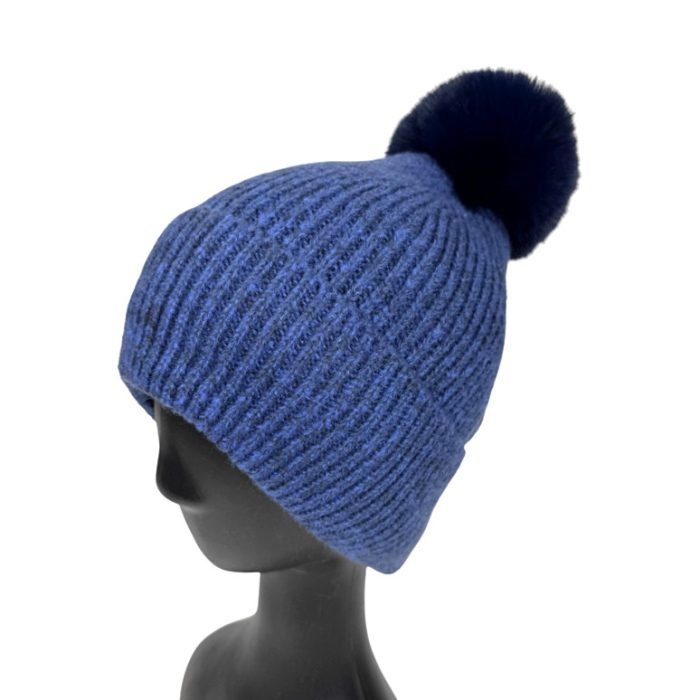 Melange Beanie with Fleece Lining