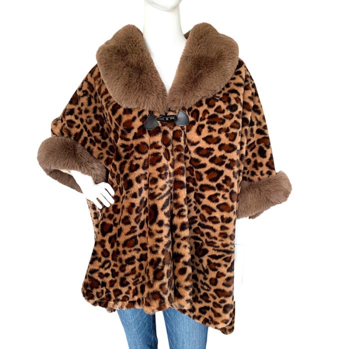 Luxe Leopard Poncho