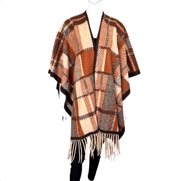 Stylish Cape with Fringe - Image 2