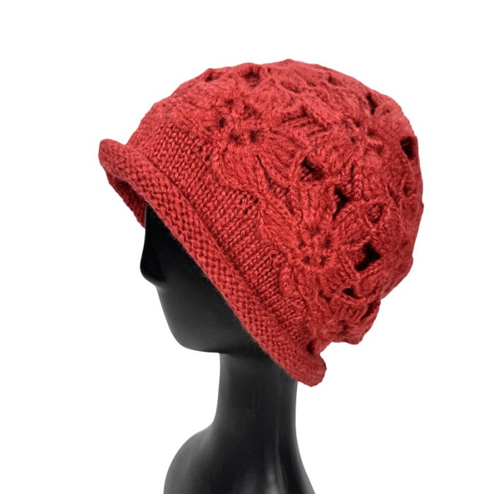 Hand Knitted Slouchy Beanie (Size may vary slightly)