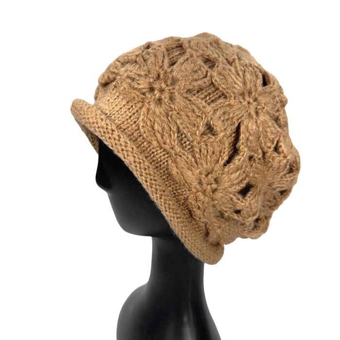 Hand Knitted Slouchy Beanie (Size may vary slightly)