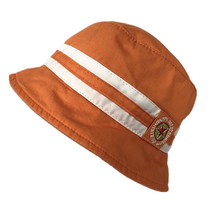 Kids Bucket Hat Star - Orange