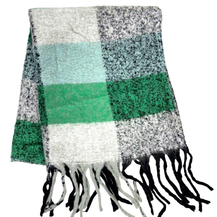 Chunky Check  Blanket Scarf