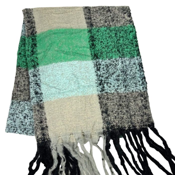 Chunky Check  Blanket Scarf