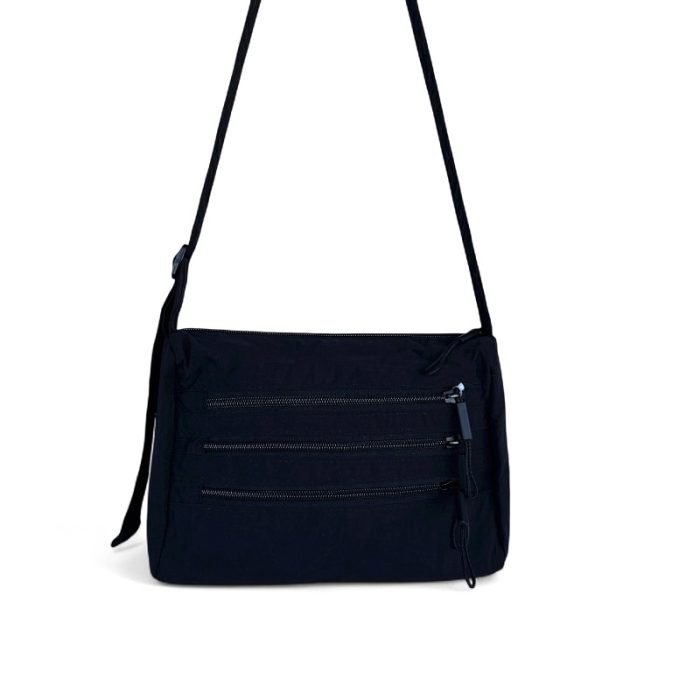 Multi-Zip Crossbody Bag