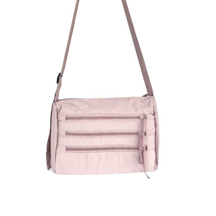 Multi-Zip Crossbody Bag