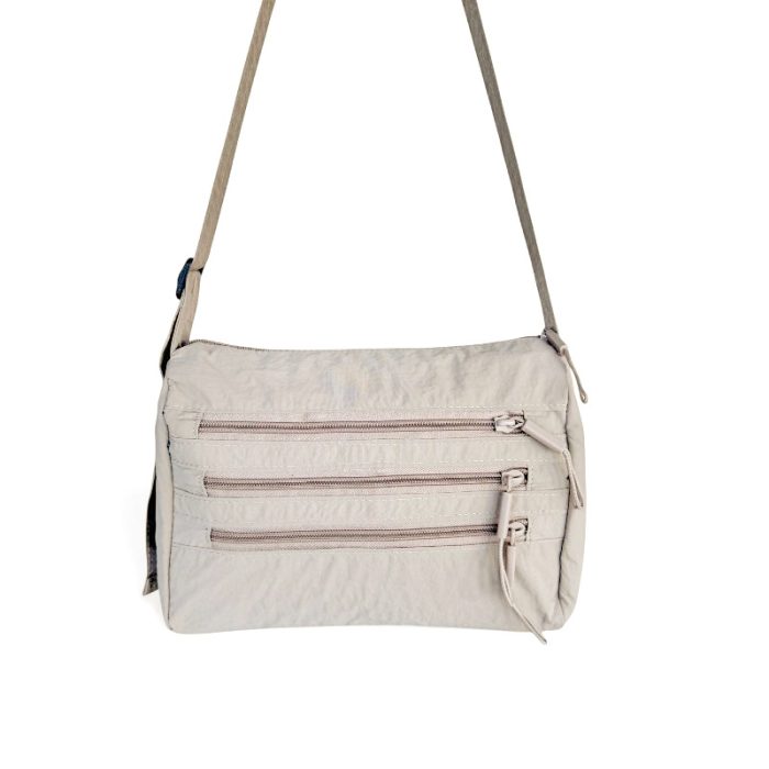 Multi-Zip Crossbody Bag
