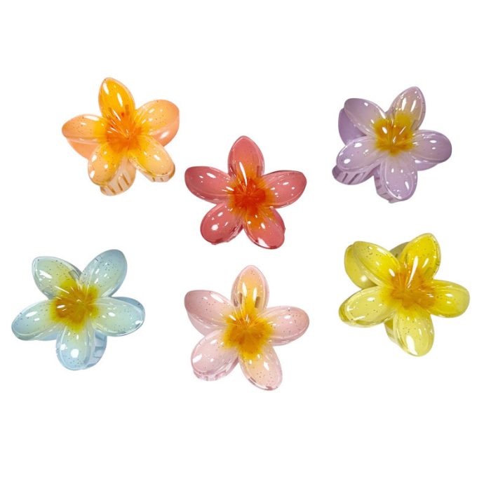 Gorgeous Frangipani Flower Claws