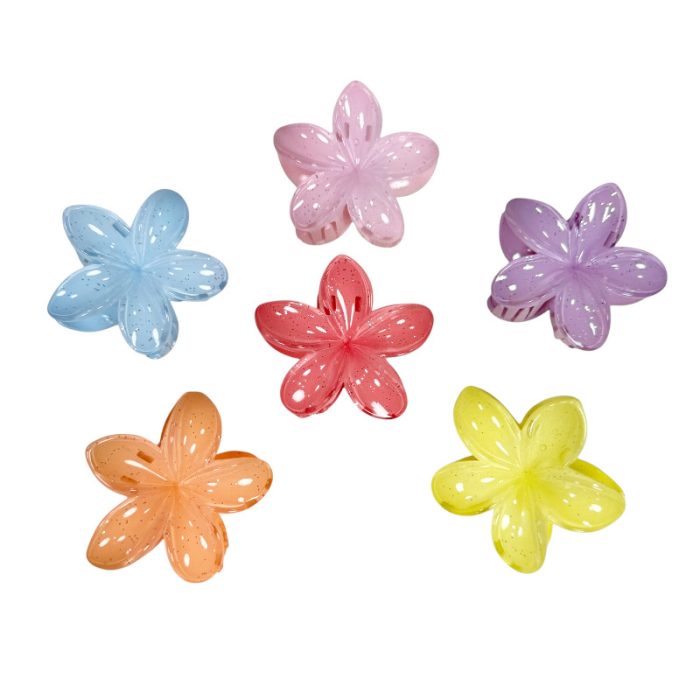 Pretty Frangipani Flower Claws