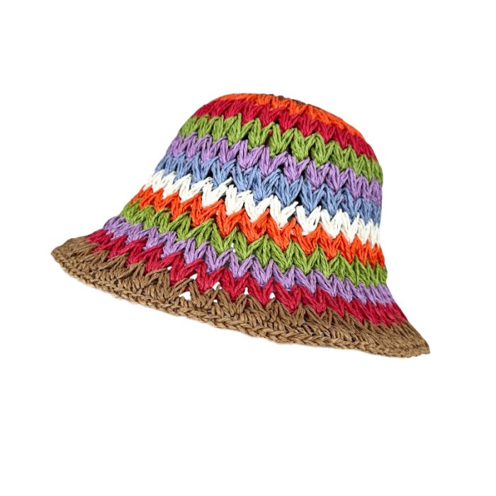 Rainbow Crochet Hat