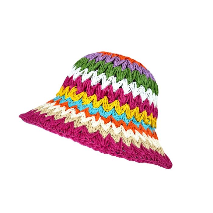 Rainbow Crochet Hat
